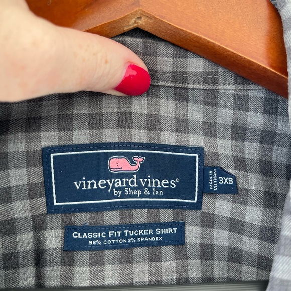 Vineyard Vines 3XB Classic Tucker Plaid Check Buffalo Men's Button Down Shirt - Picture 3 of 7